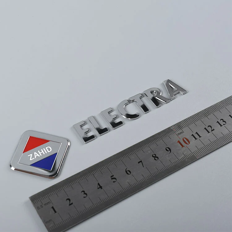 3Dメタルプレートステッカー