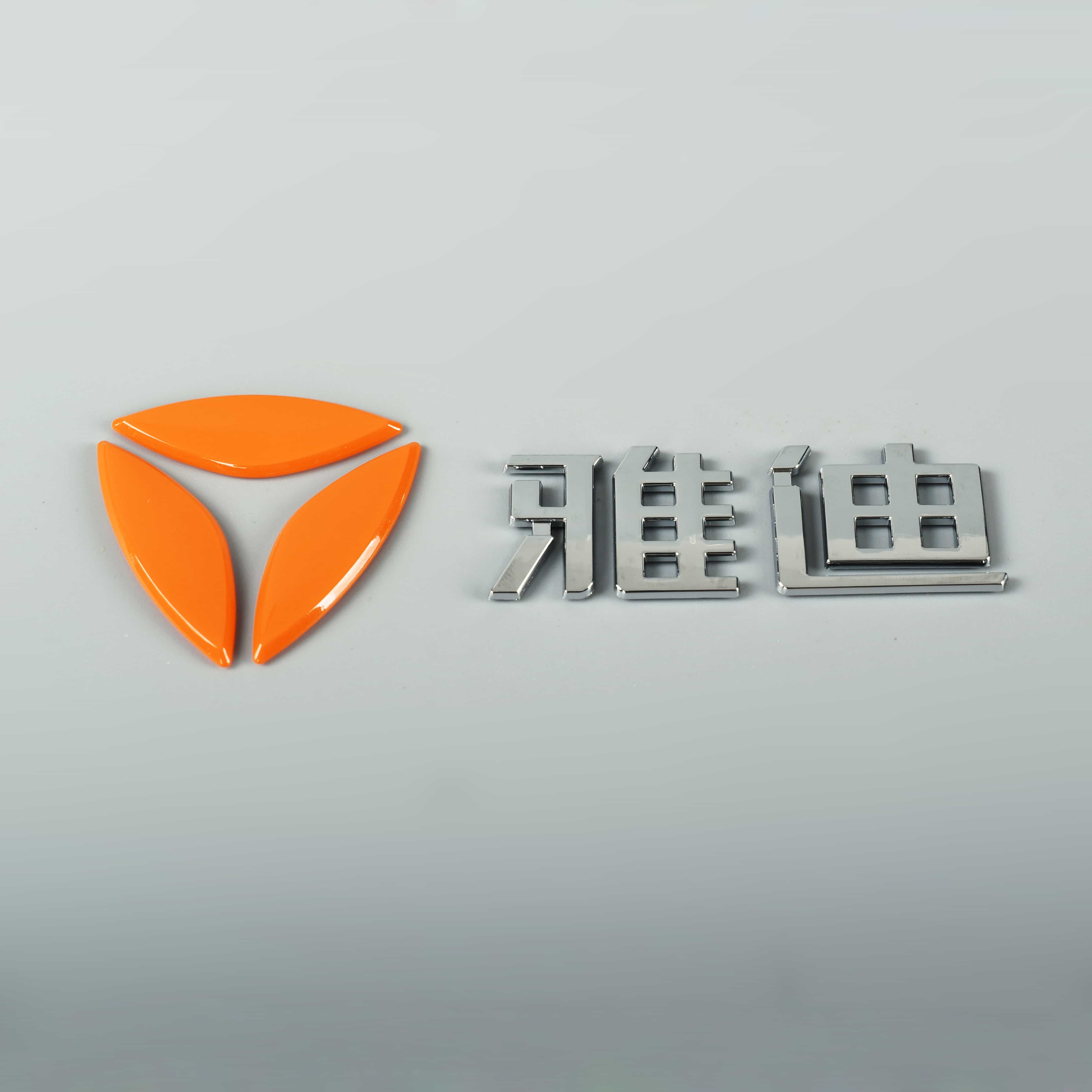 3D オートバイラベルステッカープラスチッククロームロゴ ABS バッジ