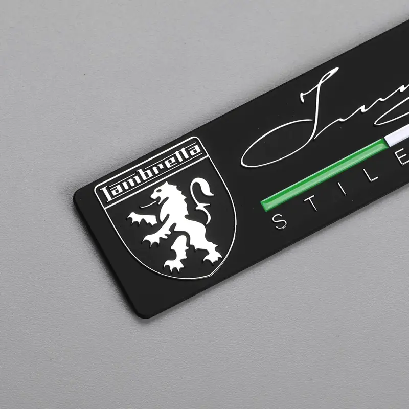 3Dメタルニッケルラベル