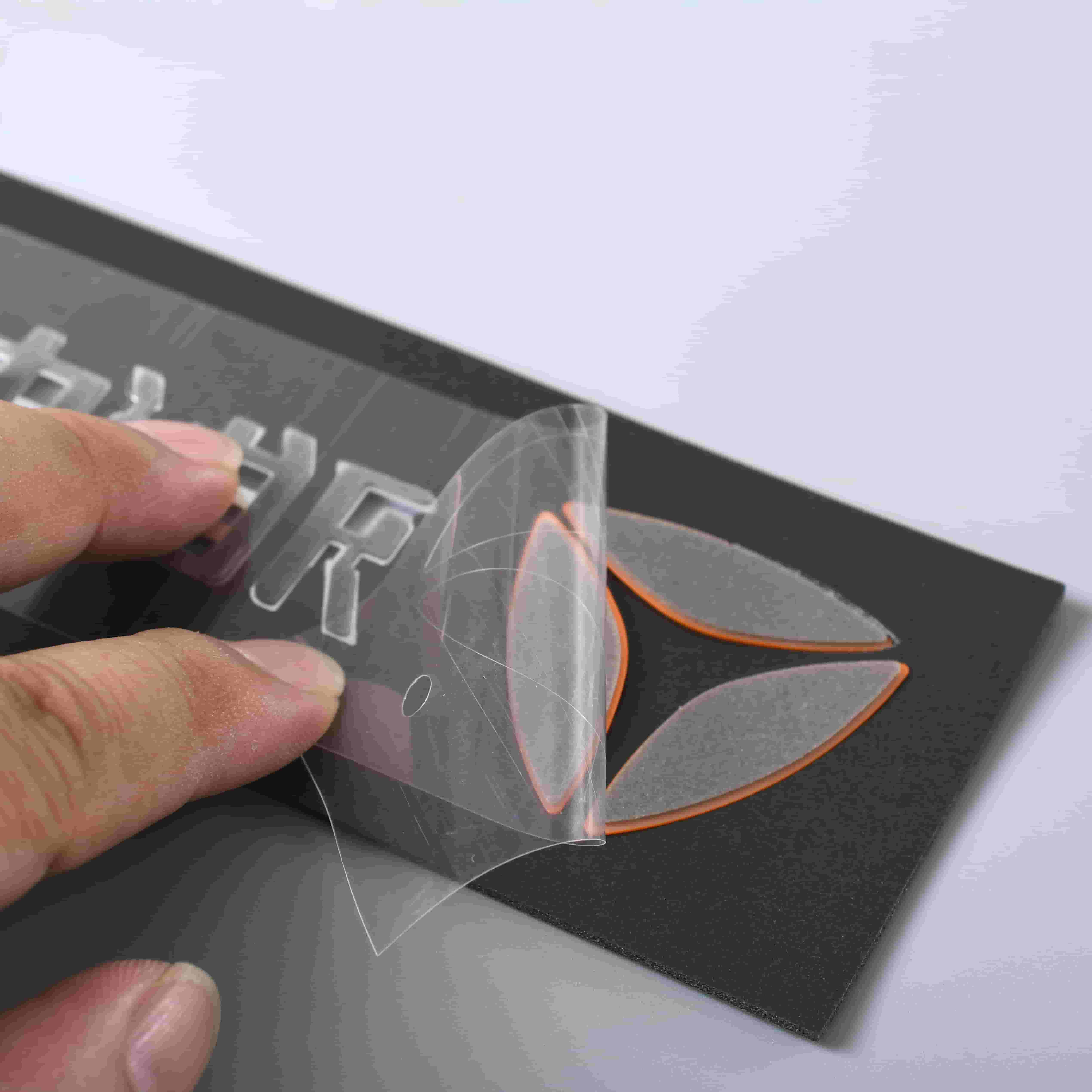 3D オートバイラベルステッカープラスチッククロームロゴ ABS バッジ