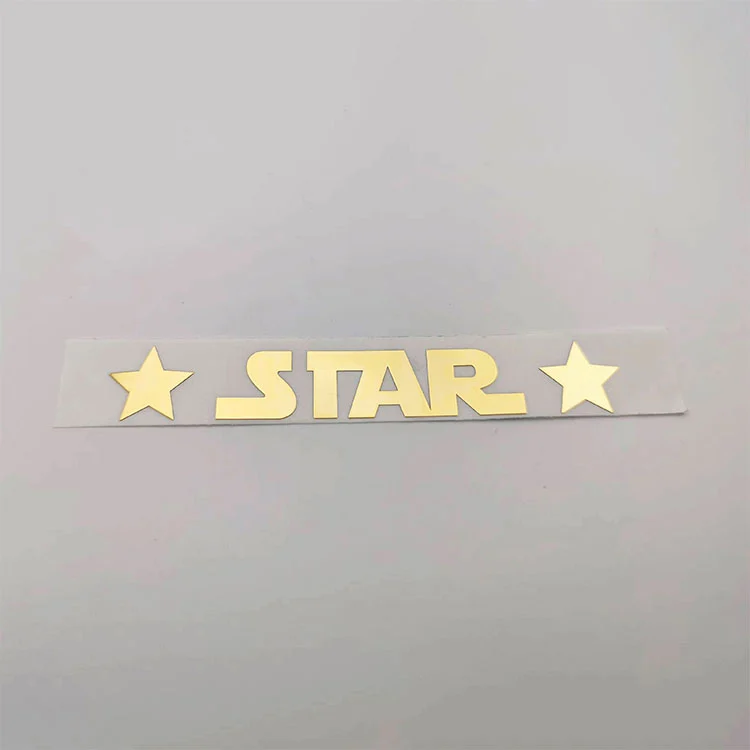 ゴールドクロムロゴメタルスリッカー