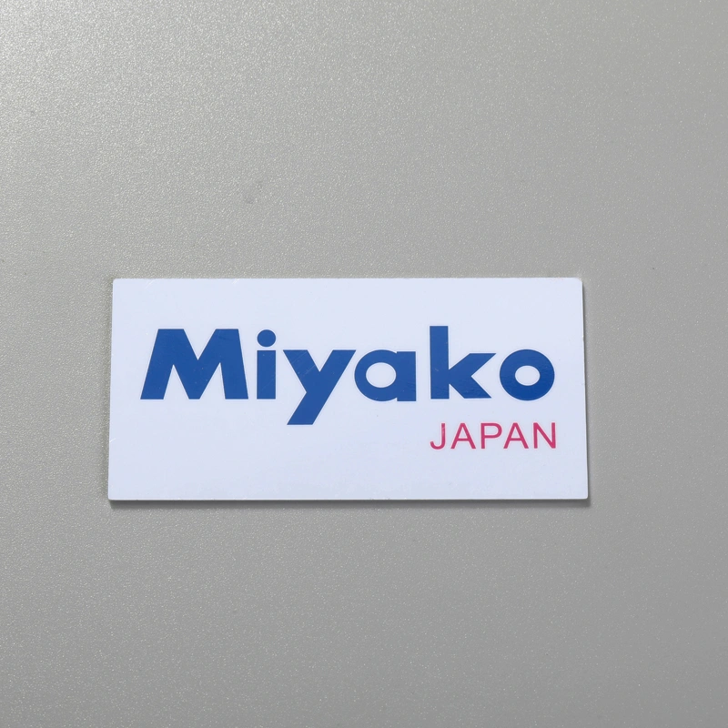 環境に優しいメタルロゴステッカーエンボスアルミニウムラベル