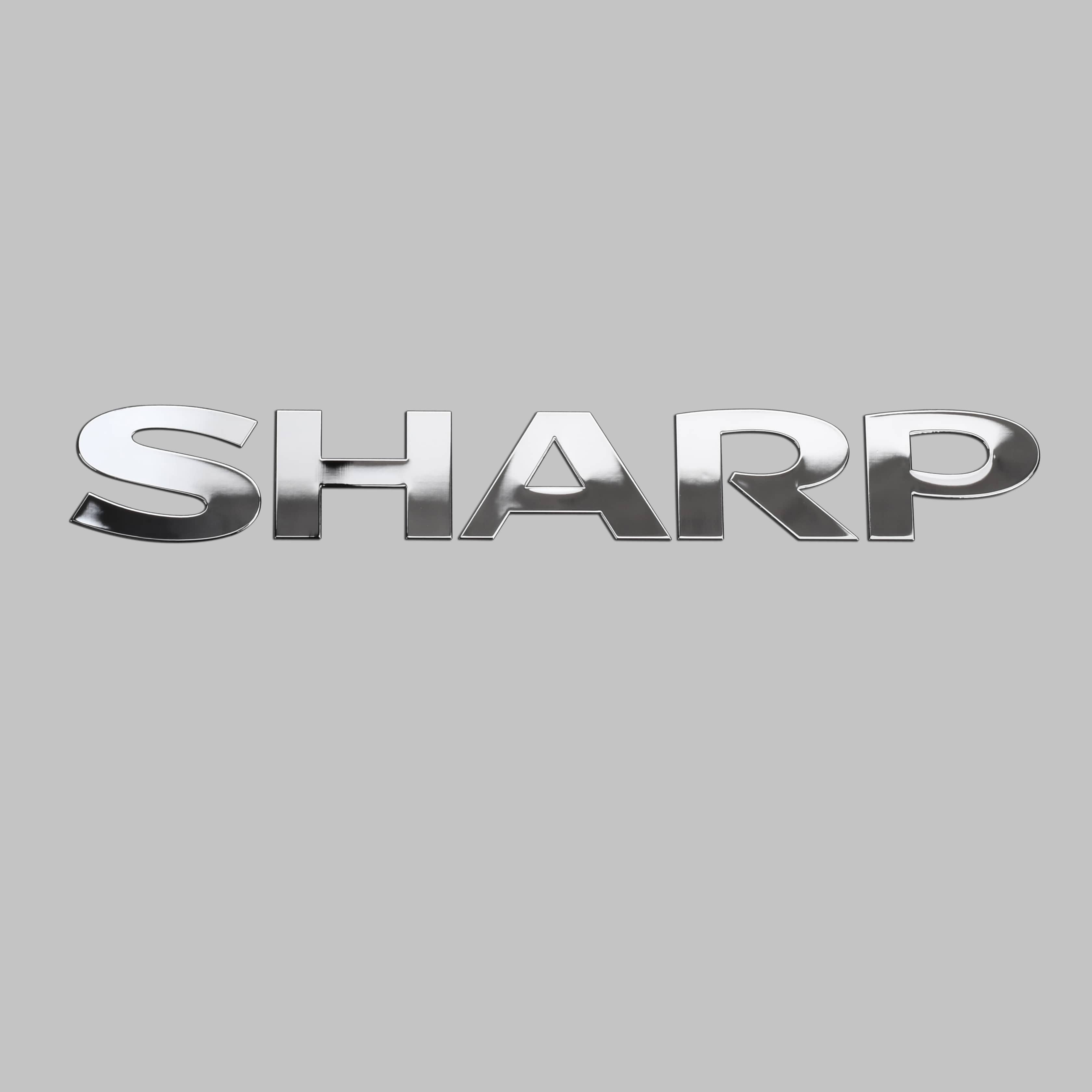 薄い金属製のステッカー